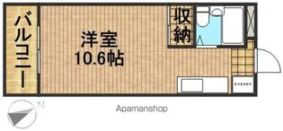 グレイス第1マンション【3階】の間取り