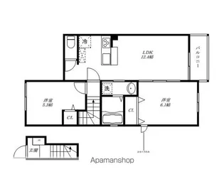 SAKIKA(咲歌)【2階】の間取り