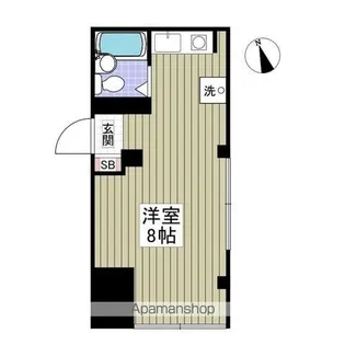 グランモア三光町【1階】の間取り