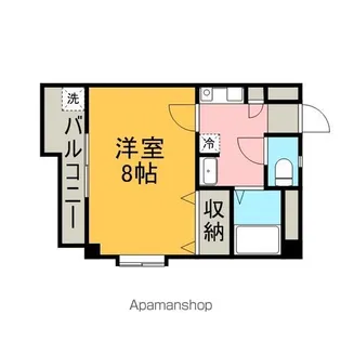 1Kの間取り画像