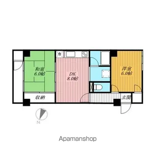 ビジュアルピア【5階】の間取り