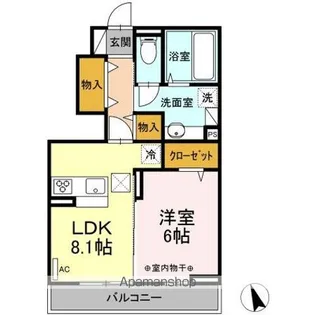 シエロⅡ【1階】の間取り