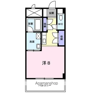 明山【401号室】の間取り