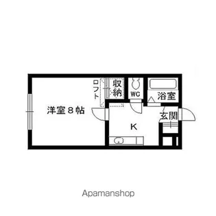 アラモード八乙女Ⅱ【103号室】の間取り