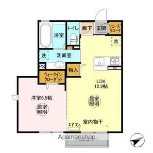 DーROOMウィット西原【2階】の間取り
