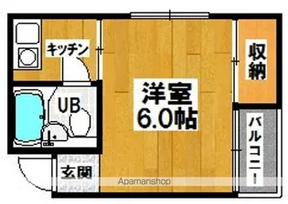 ジョイフル堺【403号室】の間取り