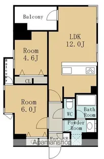 S-RESIDENCE高岳clarity【5階】の間取り