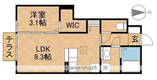グランドゥールA【1階】の間取り