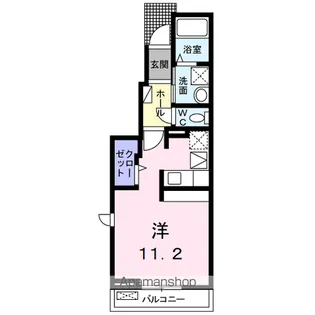 シェルグラン【1階】の間取り