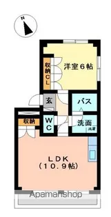 ヴィレッジ清洲Ⅰ【1階】の間取り
