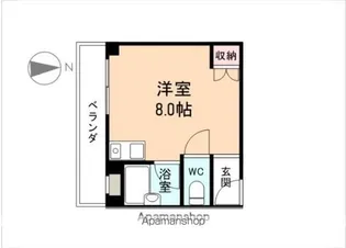 アムール奥井【4階】の間取り