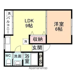 清水ハイツ【301号室】の間取り
