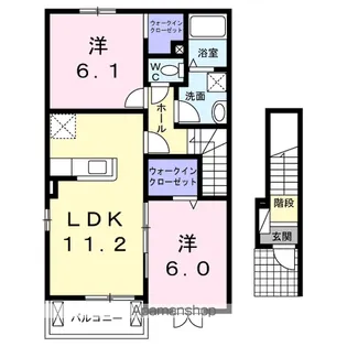 シティフローラル Ⅰ【2階】の間取り