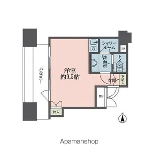 ルネ新宿御苑タワー【7階】の間取り