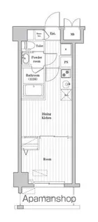 ハーモニーレジデンス東京大島ザ・ガーデン【6階】の間取り