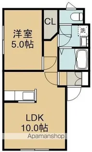 セゾンYOUⅡ【101号室】の間取り
