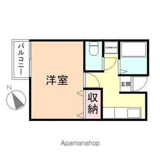 シナモン【105号室】の間取り