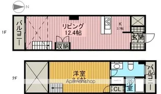 スクエア名駅南【9階】の間取り