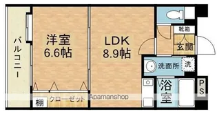 エスペランサ姪浜【4階】の間取り