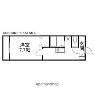 レジデンス今【305号室】の間取り