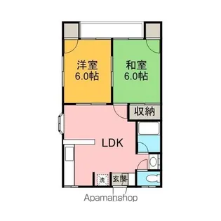 セーレム前九年【103号室】の間取り