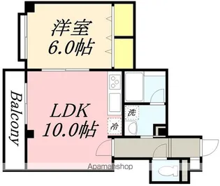 アーバンパレス大手町【205号室】の間取り