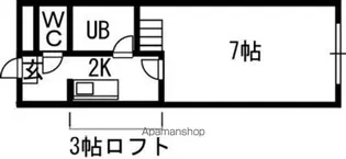 OMレジデンス山鼻【3階】の間取り