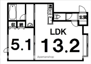 ヴィレッタ【101号室】の間取り