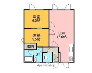 吉野ハイツ【1階】の間取り