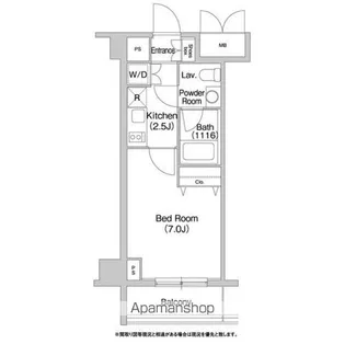 コンフォリア豊洲【3階】の間取り