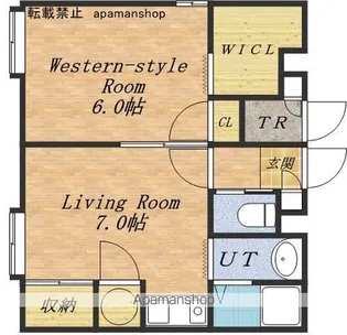 フォレスタ入船【202号室】の間取り