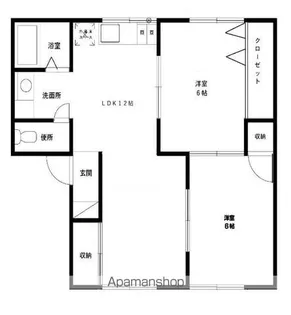 ガーデンハイツ【G102号室】の間取り