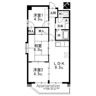 リリカル7【3階】の間取り