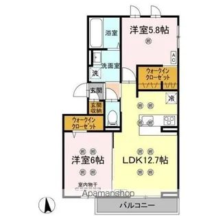 フジコH【2階】の間取り