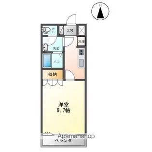 アメニティーハイツ【103号室】の間取り