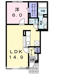 モデルノ ポテーレⅢ【1階】の間取り