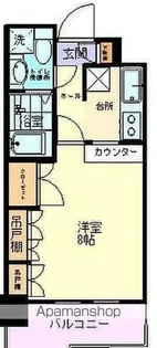 エステートモア薬院倶楽部【3階】の間取り