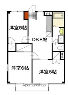ロックヒルⅣ【102号室】の間取り