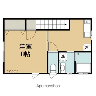 こーぽ銀河【202号室】の間取り
