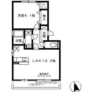 N’S BLANC A棟【2階】の間取り