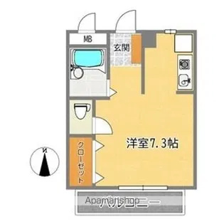 イーストピア19【2階】の間取り
