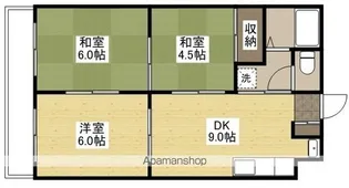 カーサ蟹原【403号室】の間取り