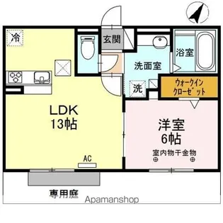 アンダー フォレスト Ⅳ【1階】の間取り