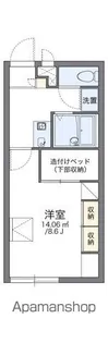 レオパレスグレイス【2階】の間取り