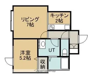 カーザ・フェリス星置【2階】の間取り