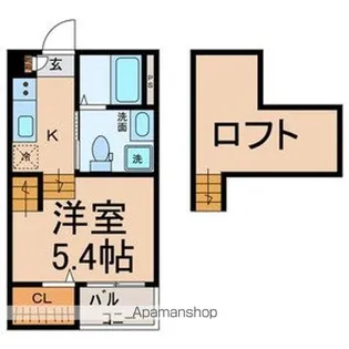 クレア新守西【1階】の間取り