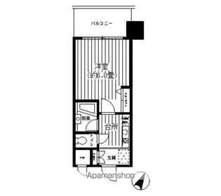 ヴィラコート横浜【4階】の間取り