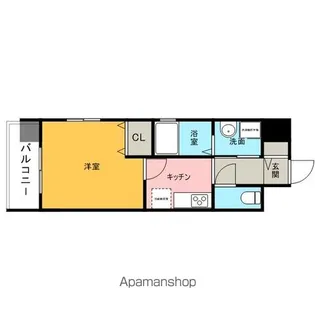 エンクレスト吉塚駅前【5階】の間取り