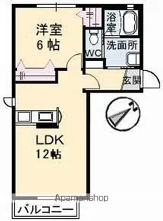 メルカート E棟【2階】の間取り