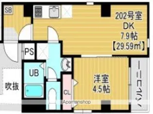 OJIMAHOLIC【4階】の間取り